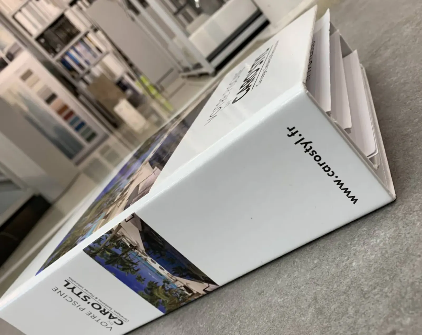 échantillon de carrelage extérieur antidérapant Var