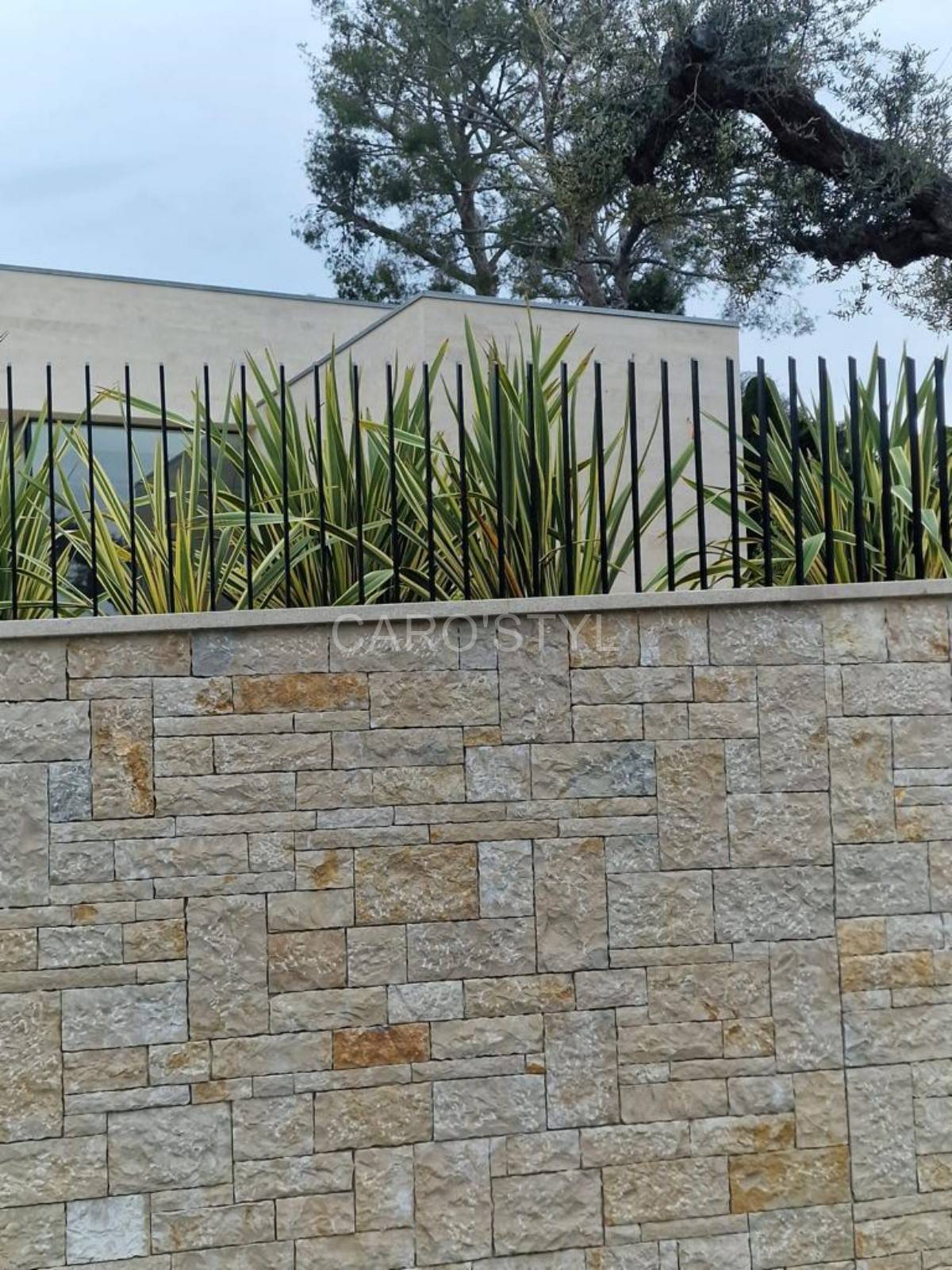 Pierre de parement naturelle beige des cévennes pour votre muret