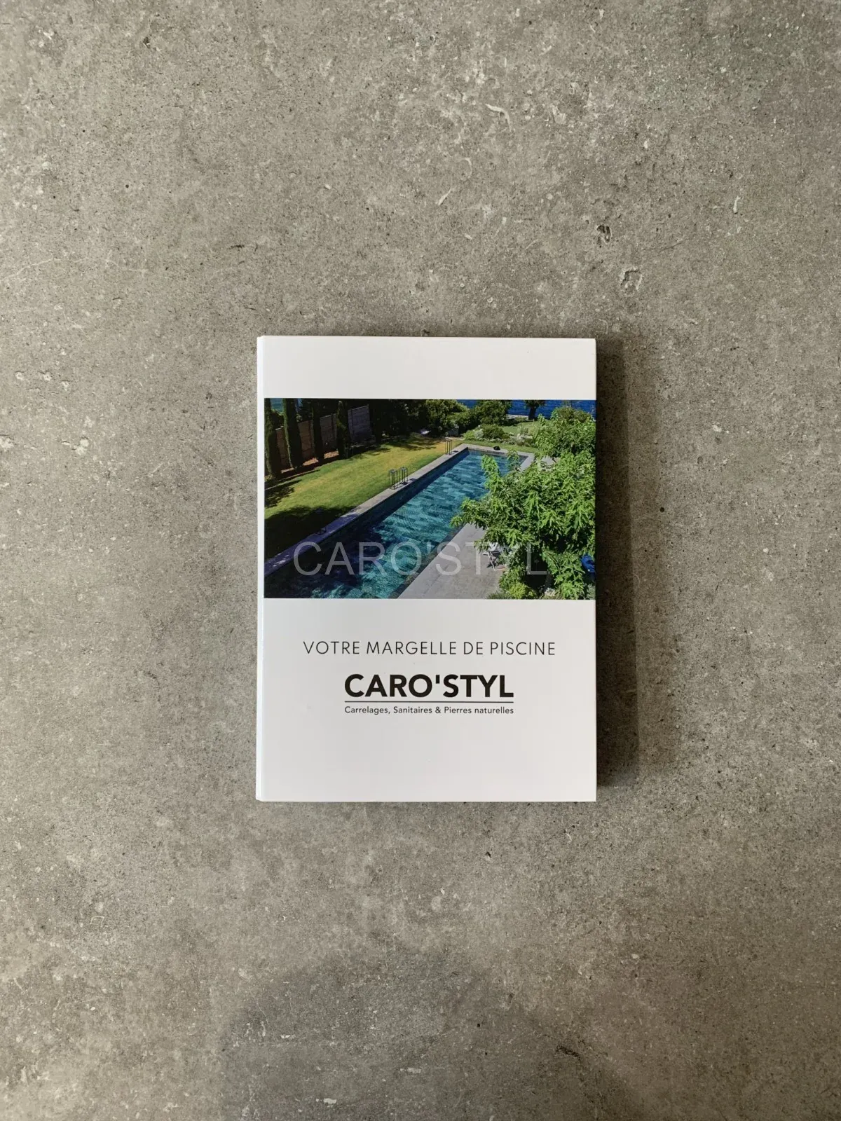 échantillons de margelles de piscine beige Toulon