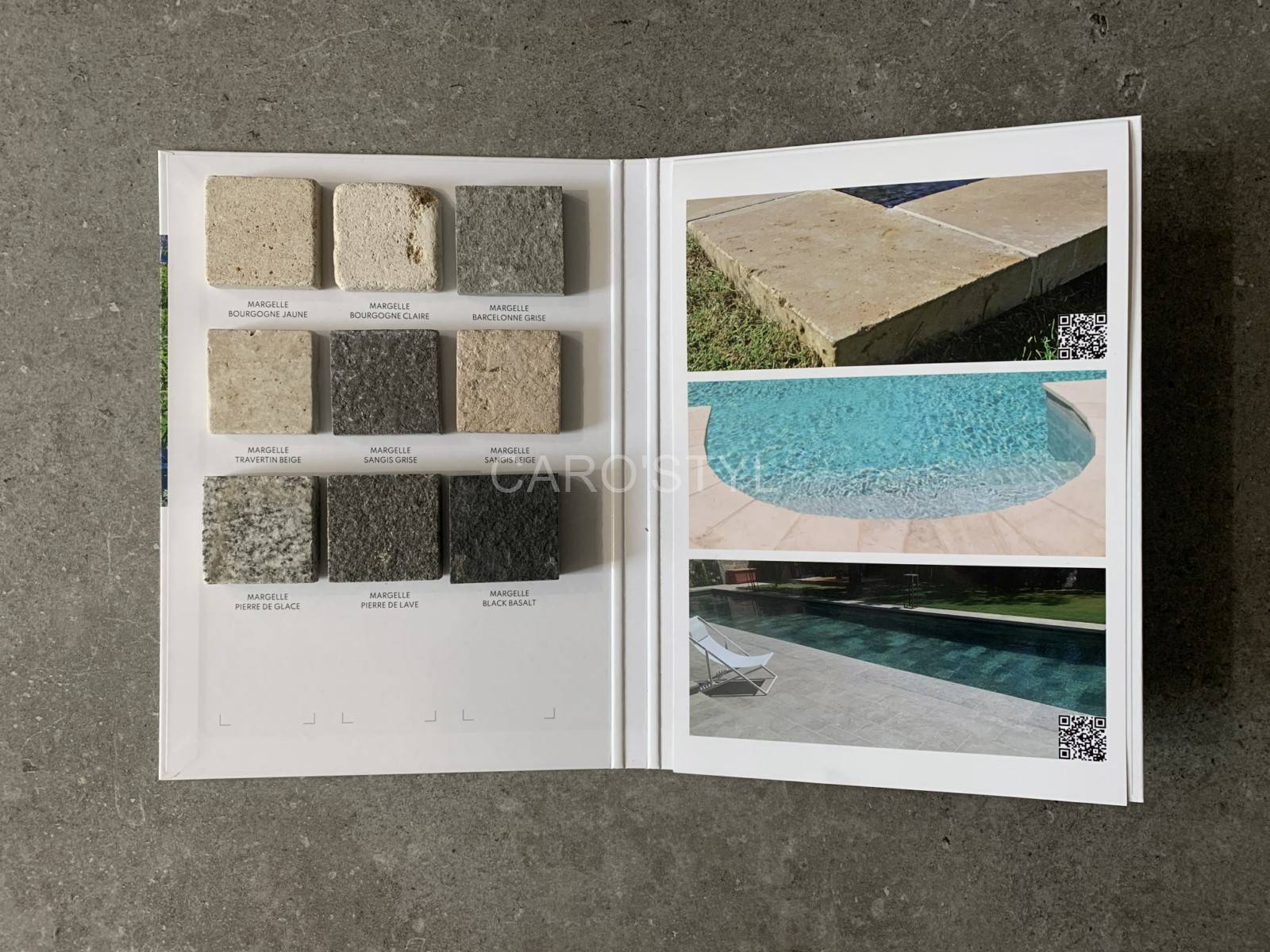 Commandez vos margelles sur notre site shopify en stock