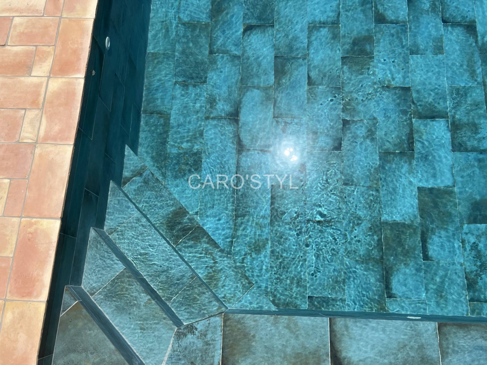 Achat de carrelage Lagoon bleu-vert dans le 83