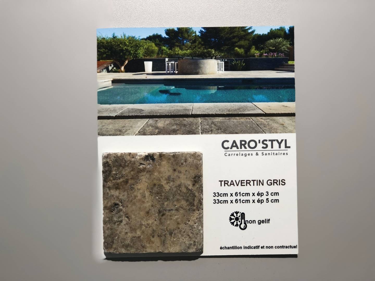 Echantillon de margelle gratuit contre commande, près de argueil 76 seine maritime