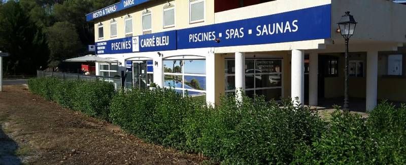 les piscine ts nuances de bleus, carré bleu, à trans en provence 83720 var